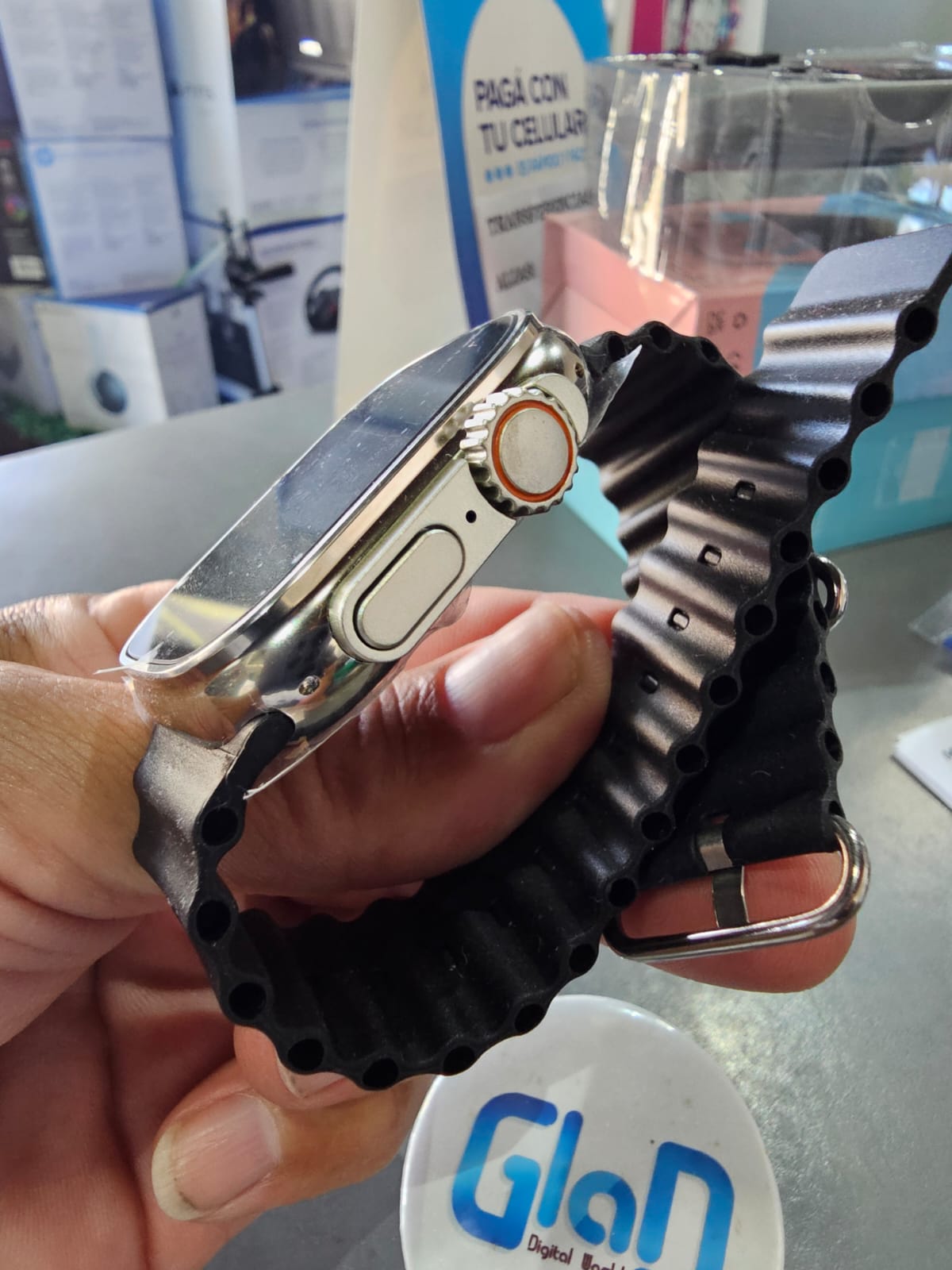 SmartWatch malla negra