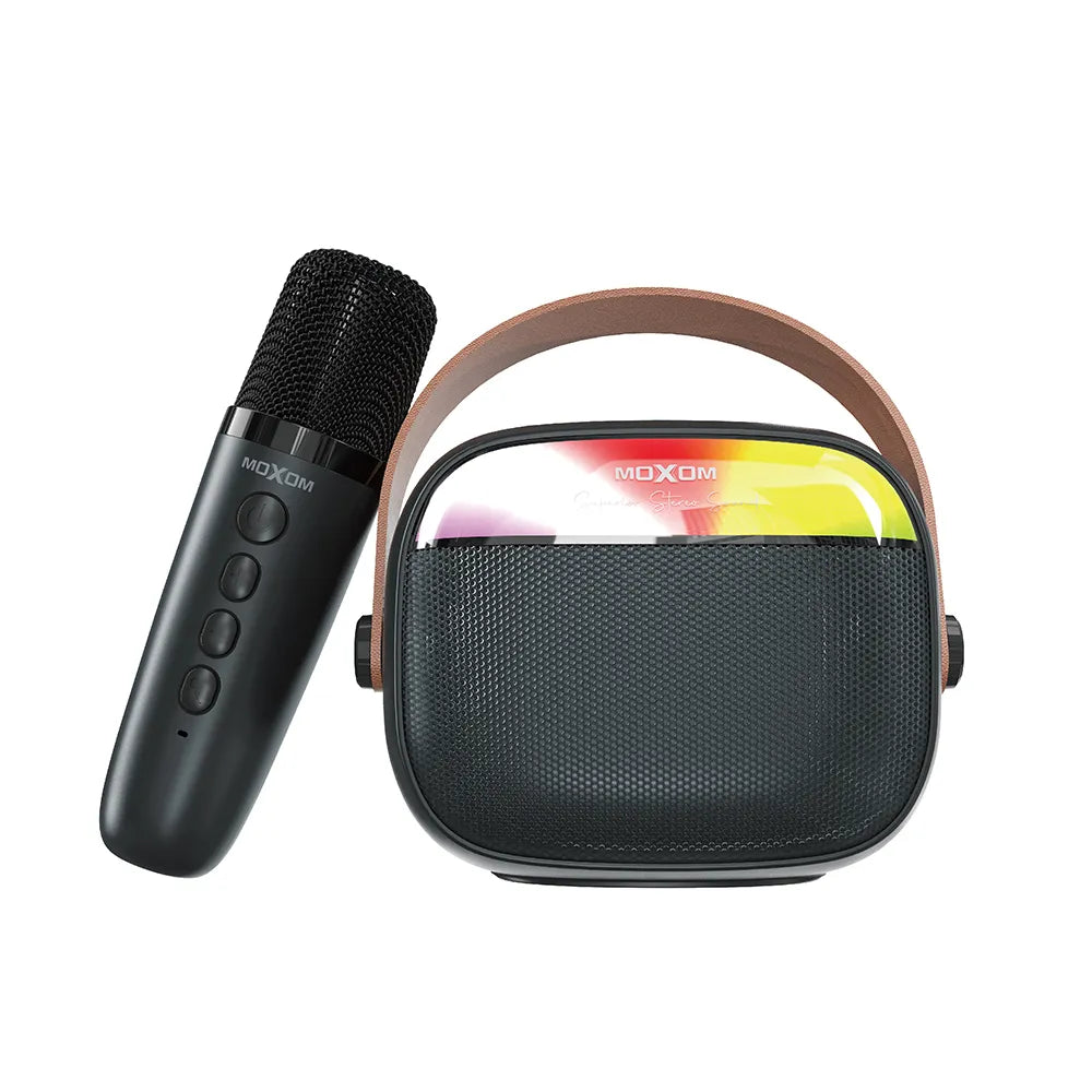 Mini Parlante con Microfono Bluetooth Negro