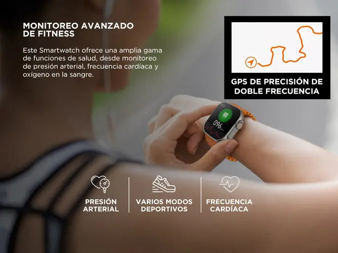 SmartWatch malla naranja